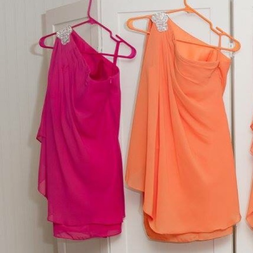 Short pink dress
